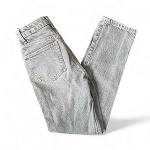 Zara Women's Straight Leg Gray Jeans